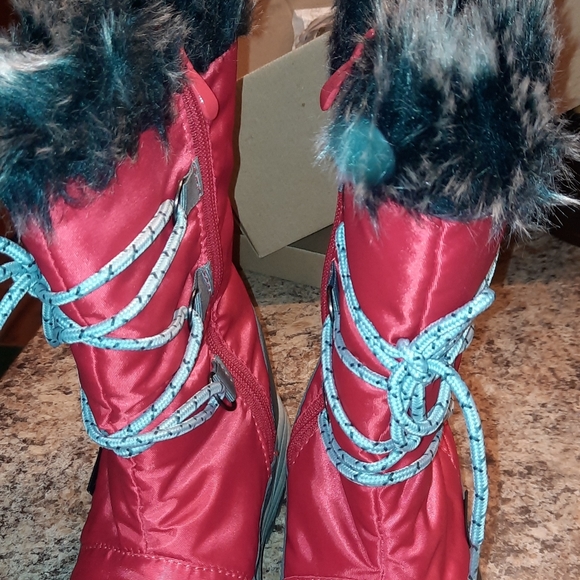 New Red Gray APRES BY LAMO BOOTS Size 11 - Picture 10 of 15